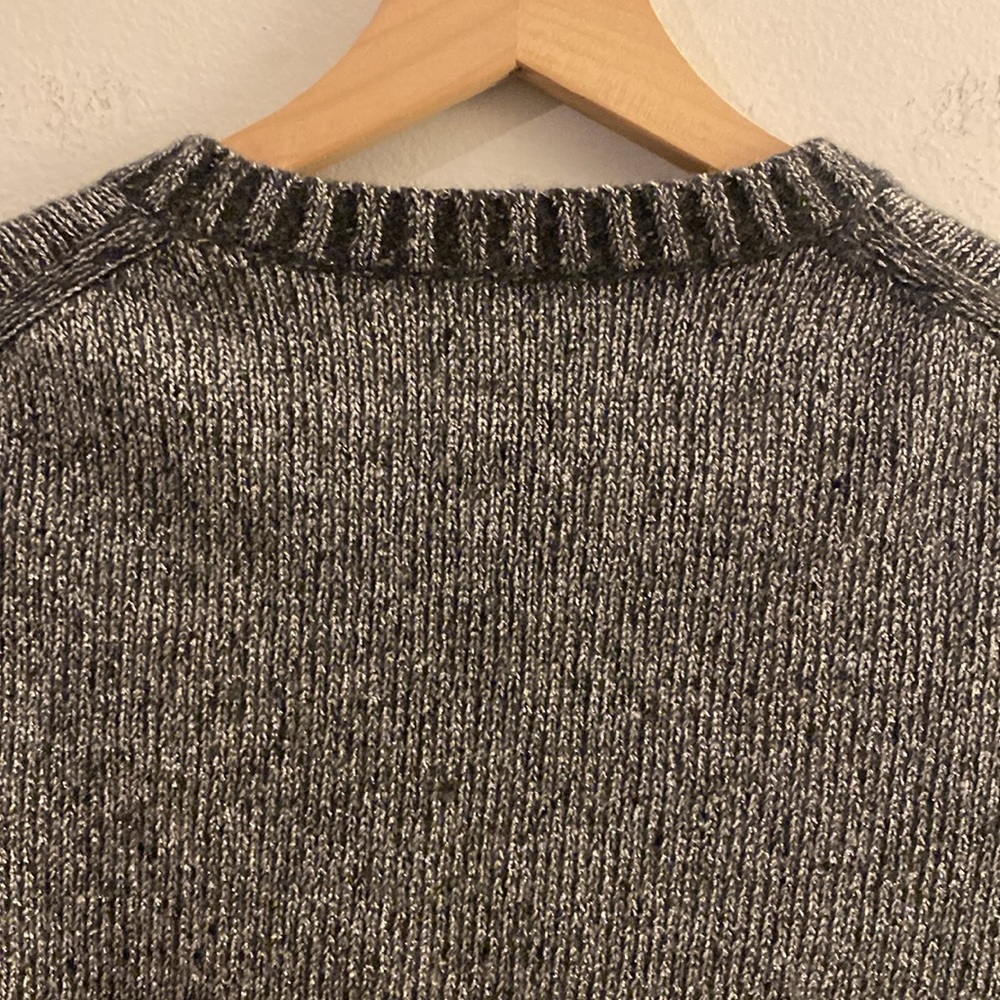 J. Crew Factory Metallic Wool Mix Sweater - Women’s Medium - Silver Blue - Picture 7 of 9